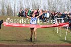 Under-15 girls winner Inter Counties Cross Country, Cofton Park, Birmingham. Photo: David T. Hewitson/Sports for All Pics